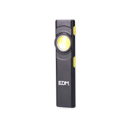 Edm Linterna Ultra Slim LED, 8 Modos de Luz, IP44, Aluminio, 25 x 16 x 102 mm