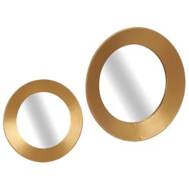 Espejo Redondo Dorado 60 cm - Giftdecor, Cristal y Metal Precio: 26.79000016. SKU: S3609821