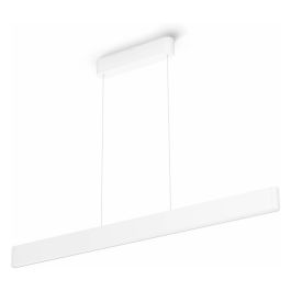 Philips Ensis Lámpara Colgante Inteligente, White & Color Ambiance, Bluetooth, Blanco, 6000lm, Metal