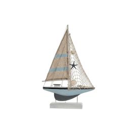 Figura Mediterraneo DKD Home Decor Azul Blanco 5.5 x 51 x 32.5 cm (2 Unidades)