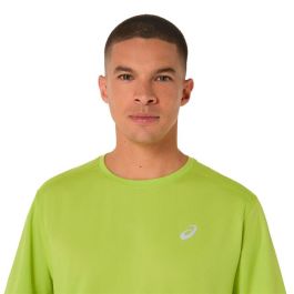 Camiseta de Manga Corta Hombre Asics Core Verde limón 44 2/3