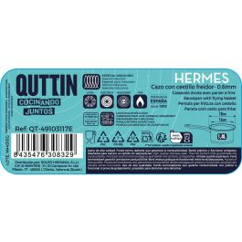 Hermes Cazo con Cestillo Freidor 16 cm (1,8 L) Acero Inoxidable (4 Unidades)