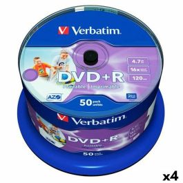 DVD+R Verbatim 4,7 GB 16x 50 Piezas (4 Unidades) DVD+R Verbatim 4,7 GB 16x 50 Piezas (4 Unidades) Precio: 140.49999942. SKU: B1DYG8XWFY