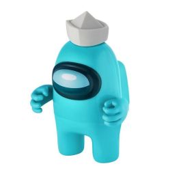 Bizak Figura de Acción Among Us de 12 cm con Accesorios Sorpresa - 4 Modelos para Coleccionar