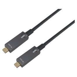 EQUIP Cable USB-C 3.2 Gen 2 119461, Macho a Macho, 5m, 10Gbps, 60W PD, 4K@60Hz, Negro