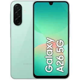 SAMSUNG Galaxy A26 5G 17 cm (6.7") Super AMOLED Dual SIM 8 GB RAM 256 GB 5000 mAh Color Menta Precio: 304.50000053. SKU: B14HBLWSJA