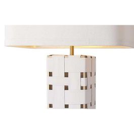 Lámpara de mesa Home ESPRIT Blanco Dorado Lámpara de mesa Home ESPRIT Blanco Dorado