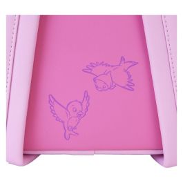 Loungefly Mochila 75th Anniversary La Cenicienta Disney Piel vegana 26cm con apliques y lazo 3D