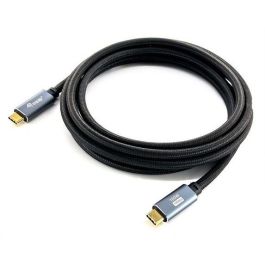EQUIP 128359 Cable USB-C a USB-C 3.2 Gen 2 Macho/Macho 3m 100W PD 4K/60Hz 10Gbps Negro