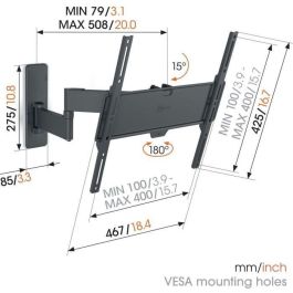 Vogel's TVM 1443 Soporte de pared para TV Full-Motion+ Medium, 2 brazos, para TVs de 32-65 pulgadas