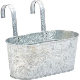 Jardinera colgante - Acero galvanizado - 30 cm - SMART GARDEN