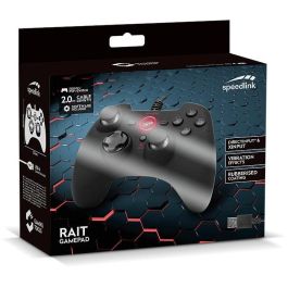 Speedlink RAIT. Gamepad Alámbrico USB para PC, PS3, Nintendo Switch, OLED - Vibración, Negro