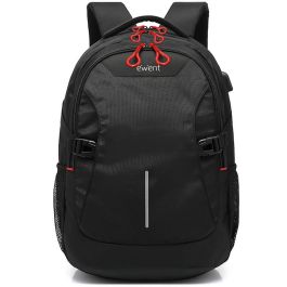 Ewent EW2526 Mochila para Portátil 15.6" Ergonómica con Salida USB, Compartimentos Organizadores y Correa Carro Negro Precio: 29.79000035. SKU: B1J6E68CLP