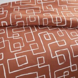 Today TOD3574641288969 Juego de cama Crazy Estampado gráfico 2 personas 220 x 240 cm Naranja