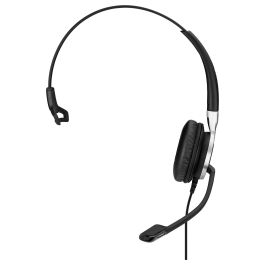 EPOS | Sennheiser Impact SC 635 Auriculares Diadema Alámbricos con Micrófono Boom Cancelación Ruido, Negro y Plata