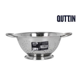 Quttin Colador de Acero con Asas, 24 cm (12 Unidades)