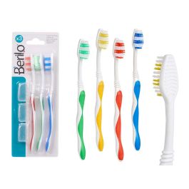 Set 3 Cepillos Dientes Con 3 Fundas Berilo 9X24CM (48 Unidades) Precio: 32.49999984. SKU: B16H4J26QG