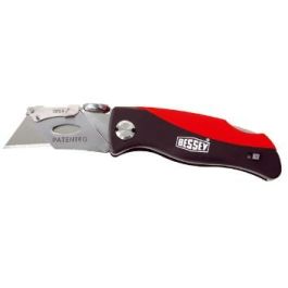 BESSEY DBKPH-EU Cuchillo Plegable de Hoja Fija, Mango de Plástico Negro/Rojo, Longitud 160 mm Precio: 45.69000051. SKU: B165XMS7KR