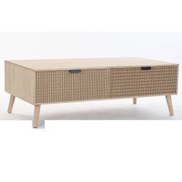 DKD Home Decor Mesa Centro Boho Marron Madera Abeto MDF 60x42.5x120 cm
