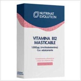 NUTRINAT EVOLUTION Vitamina B12 Metilcobalamina Masticable 1000µg 30 Comprimidos. Energía y Sistema Nervioso. Apto Veganos Precio: 9.5000004. SKU: B15MV8ZYFB