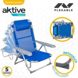 Silla de Playa Aktive Azul Silla de Playa Aktive Azul