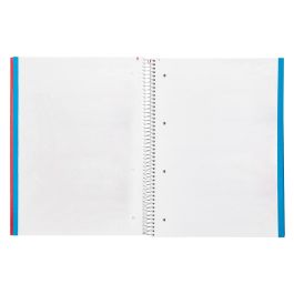 Cuaderno Espiral Liderpapel A4 Micro Jolly Tapa Forrada 140H 75 gr Liso 5 Bandas 4 Taladros Colores Surtidos