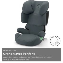 Cybex Silla elevadora Solution X i-Fix Coche Gris Cobblestone