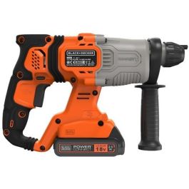 Black&Decker BCD900E2K Taladro Percutor Inalámbrico SDS Plus 18V con 2 Baterías 2.5Ah y Maletín