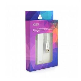 Nanocable 10.03.0403 Hub/Dongle USB 3.0 a Ethernet Gigabit con 3 Puertos USB 3.0 - Adaptador de Red y Expansor USB Plug & Play