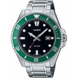 Reloj Hombre Casio MDV-107D-3AVEF Negro Plateado (Ø 46 mm) Precio: 126.79000004. SKU: B1H77SJ3JW