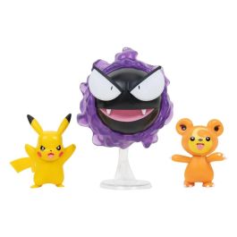 Jazwares Pack 3 Figuras Pokemon Batalla - Teddiursa, Pikachu #9, Gastly - Figuras Articuladas PVC 5cm Precio: 19.49999942. SKU: B1K9V8G7K2
