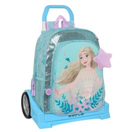 Mochila Escolar con Ruedas Frozen Hello spring Azul 33 x 42 x 14 cm Precio: 30.79000001. SKU: B1D35QSGEQ