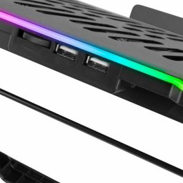Mars Gaming MNBC7 Base Refrigeradora para Portátiles hasta 16" con 6 Ventiladores, Iluminación RGB, Stand 6 Posiciones, Soporte Móvil y 2 USB Mars Gaming MNBC7 Base Refrigeradora para Portátiles hasta 16" con 6 Ventiladores, Iluminación RGB, Stand 6 Posiciones, Soporte Móvil y 2 USB