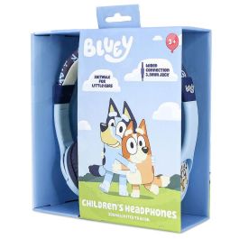 OTL Technologies Auriculares infantiles Bluey Volumen limitado 85dB y aptos para niños de 3 a 7 años Conector jack 3,5mm Diadema ajustable