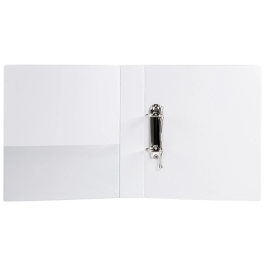 Liderpapel Carpeta Canguro 2 Anillas Mixtas 40mm A4 Plástico Blanco