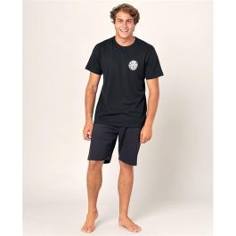Camiseta de Manga Corta Hombre Rip Curl CTEST9-90 Negro
