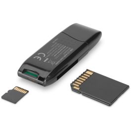 DIGITUS CardReader USB 2.0 para Tarjetas SD, Micro SD, SDHC, SDXC y TF