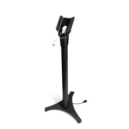 Compulocks Soporte de Suelo de Seguridad VESA Altura Ajustable Negro con Gestión de Cables y Almacenamiento.