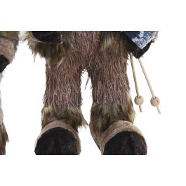 DKD Home Decor Figura Navidad Alpina Natural Beige 16 x 35 x 15 cm (2 Unidades)