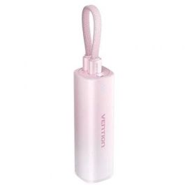 Vention FHWR0 Powerbank 5000mAh 20W Carga Rápida Inalámbrico con Cable USB-C & Lightning Integrado Rosa Precio: 17.95000031. SKU: B1AGGN64W8