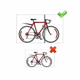 Master Lock Candado en U con Cable y Llave - Modelo XL - Acero Cementado, Doble Grillete, Cable 1.20m - Soporte Bicicleta