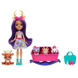 Mattel Enchantimals Muñeca Baby Bff Danessa Deer y Sprint HLK84