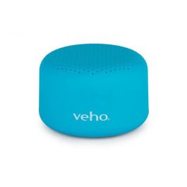 Veho M3 Altavoz Bluetooth Inalámbrico Portátil Ultra Compacto con Batería Recargable de Larga Duración 12 Horas y Sonido TWS - Color Aqua