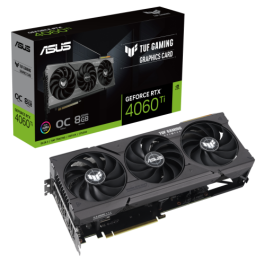 ASUS TUF Gaming TUF-RTX4060TI-O8G-GAMING NVIDIA GeForce RTX 4060 Ti 8 GB GDDR6