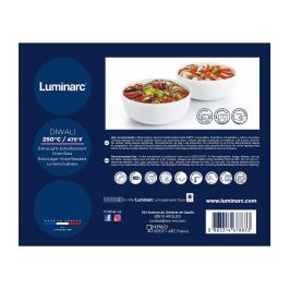 Set 3 Fuentes Redondas Vidrio Diwali Luminarc 26-22-18 cm