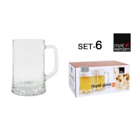 Set de 6 Jarras de Cerveza Royal Gold 62 cl - Royal Leerdam Precio: 20.50000029. SKU: B184DV9F6P