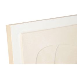 DKD Home Decor Cuadro Scandi Moderno Beige de Lienzo y MDF 120 x 90 cm (2 Unidades)