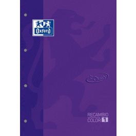 Recambio Oxford School Color 1 Touch Encolado A4+ 80H 90Gr 4 Taladros Cuadric.5X5 Lila (1 Color De Recuadro) 5 unidades Precio: 25.7900005. SKU: B1KMPHRMHR
