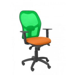 Silla Piqueras Y Crespo Jorquera Brazos Regulables Mecanismo Sincro Con Regulador De Tension Respaldo De Malla Verde Y Asiento Tapizado Bali Naranja Precio: 319.50000027. SKU: S5702855