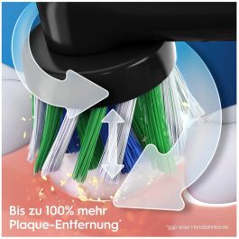 Oral-B Pro 3 3900 Duo Cepillo Dental Oscilante Negro Rosa con 3 Modos y Sensor de Presión Recargable Pack x2